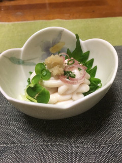 タチ(真鱈の白子)の酢の物(ポン酢和え)-レシピのメイン写真