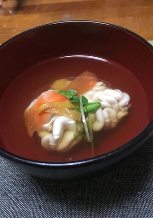 真ダチ(真鱈の白子)の煮物椀-レシピのメイン写真