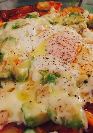 ジャガイモと野菜のお手軽レイヤーピザ-レシピのメイン写真