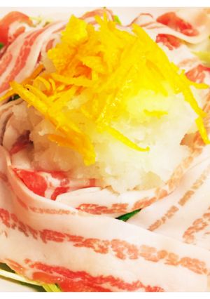 レンジで簡単 蒸し豚おろしポン酢-レシピのメイン写真