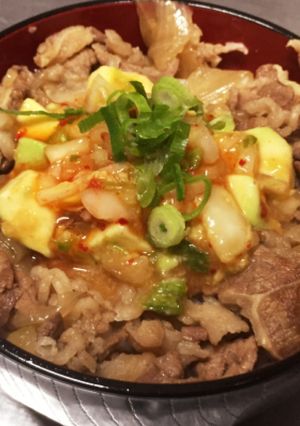 アボカドキムチ牛丼-レシピのメイン写真