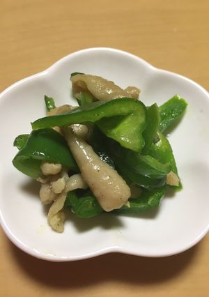 とり皮ぴーまん(´∀｀*)-レシピのメイン写真