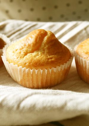 1歳のおやつ☆蒸しパン材料でカップケーキ-レシピのメイン写真