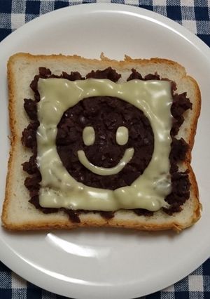 あんこ&チーズトースト-レシピのメイン写真
