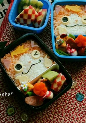 平面トムニャン❤妖怪ウォッチ簡単キャラ弁-レシピのメイン写真