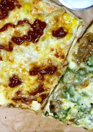 薄揚げピザ♪オクラ玉ねぎ納豆で♪-レシピのメイン写真