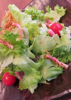 ベーコンとレタス3種のサラダ-レシピのメイン写真