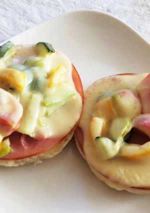 ランチや朝ごはんに✨簡単マリネピザパン-レシピのメイン写真