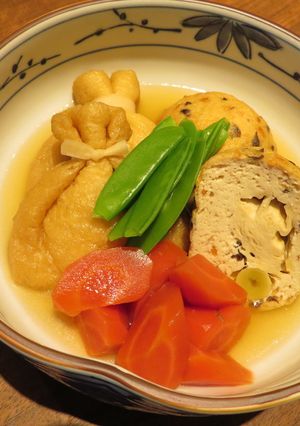餅巾着とがんもの昆布含め煮-レシピのメイン写真