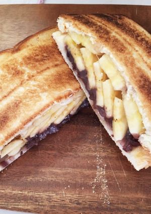 小倉バナナホットサンド-レシピのメイン写真