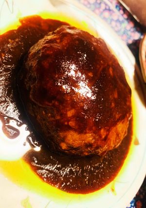 ふわっふわ煮込みハンバーグ♡-レシピのメイン写真