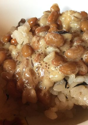 麦入りおらが納豆のご飯-レシピのメイン写真