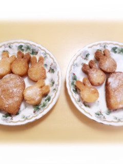 簡単可愛い食パンラスク(揚げる)-レシピのメイン写真
