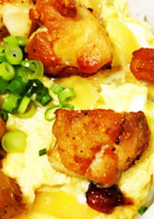 鶏肉カリカリ♪親子丼-レシピのメイン写真