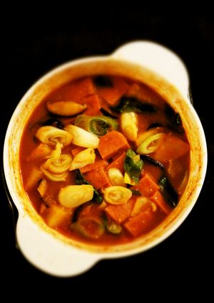 じゃがいもコチュジャンチゲ감자찌개。-レシピのメイン写真