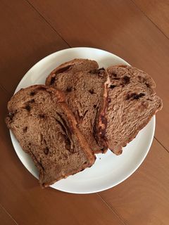 HBで、ふんわりチョコ食パン-レシピのメイン写真