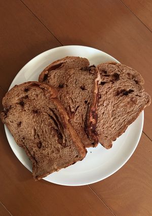 HBで、ふんわりチョコ食パン-レシピのメイン写真