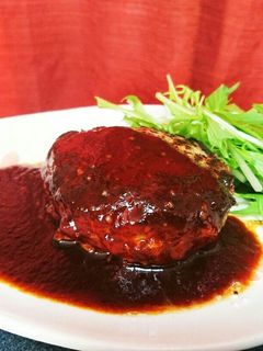 ハンバーグの焼き方♡簡単デミソース-レシピのメイン写真