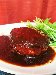 ハンバーグの焼き方♡簡単デミソース-レシピのメイン写真