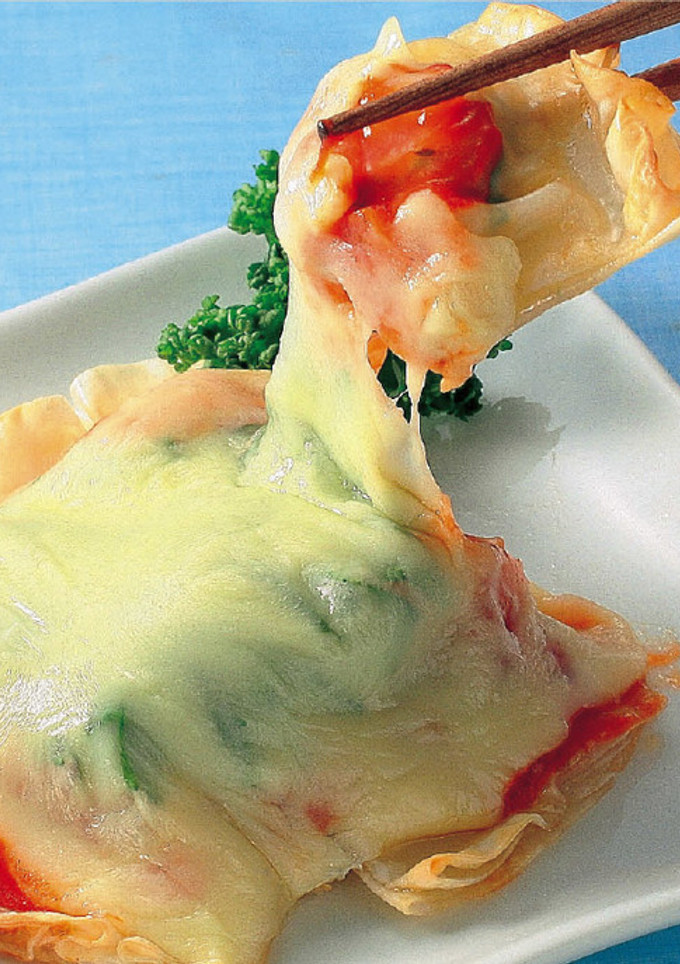 ギョーザのピザ風-レシピのメイン写真