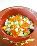 簡単過ぎてすみません✿我が家のばらちらし