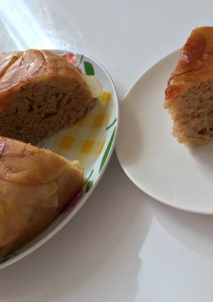 炊飯器で失敗０！りんごとバナナのケーキ-レシピのメイン写真