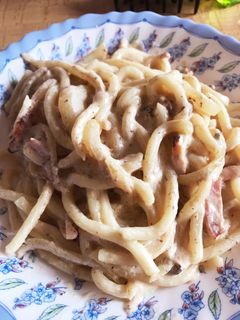 節約 うどんカルボナーラ-レシピのメイン写真