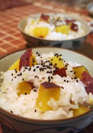 秋だね♪なつかしのさつまいもご飯-レシピのメイン写真