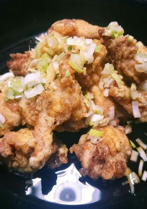 鳥モモ肉の一口油淋鶏~( ☆∀☆)♪-レシピのメイン写真