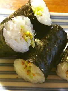 生わさびの細巻き 涙巻き-レシピのメイン写真