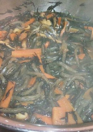 生芽ひじきの煮物-レシピのメイン写真