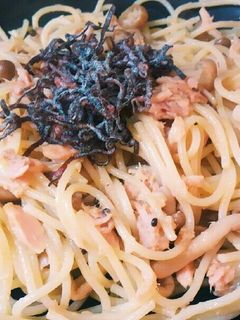 簡単美味しい塩焼昆布しめじパスタ-レシピのメイン写真