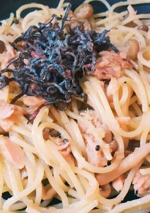 簡単美味しい塩焼昆布しめじパスタ-レシピのメイン写真