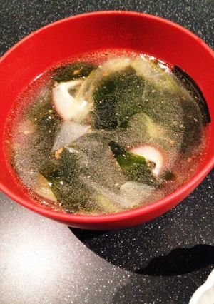 簡単☆わかめスープ☆〜焼肉屋さんみたぃ-レシピのメイン写真