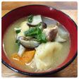 キノコたっぷり☆すいとん☆醤油ベース