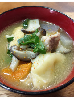 キノコたっぷり☆すいとん☆醤油ベース-レシピのメイン写真