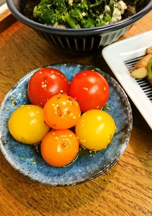 サッパリ3色トマト♪-レシピのメイン写真