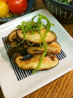 椎茸ワサビ醤油炒め-レシピのメイン写真