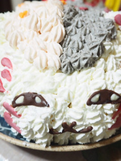 ニャンコ先生ケーキ-レシピのメイン写真