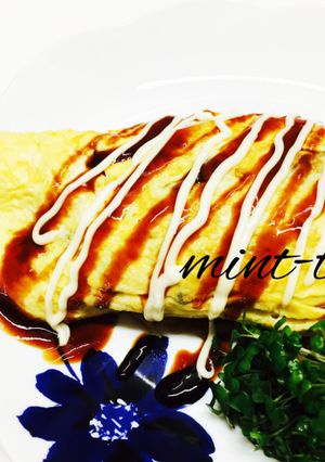 ヘルシー！キャベツのオム焼きそば-レシピのメイン写真