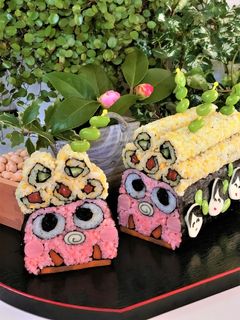 節分*鬼の飾り巻き寿司ケーキ*恵方巻き-レシピのメイン写真