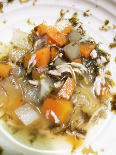 離乳食のレンジ調理!ツナと根菜の和風煮-レシピのメイン写真