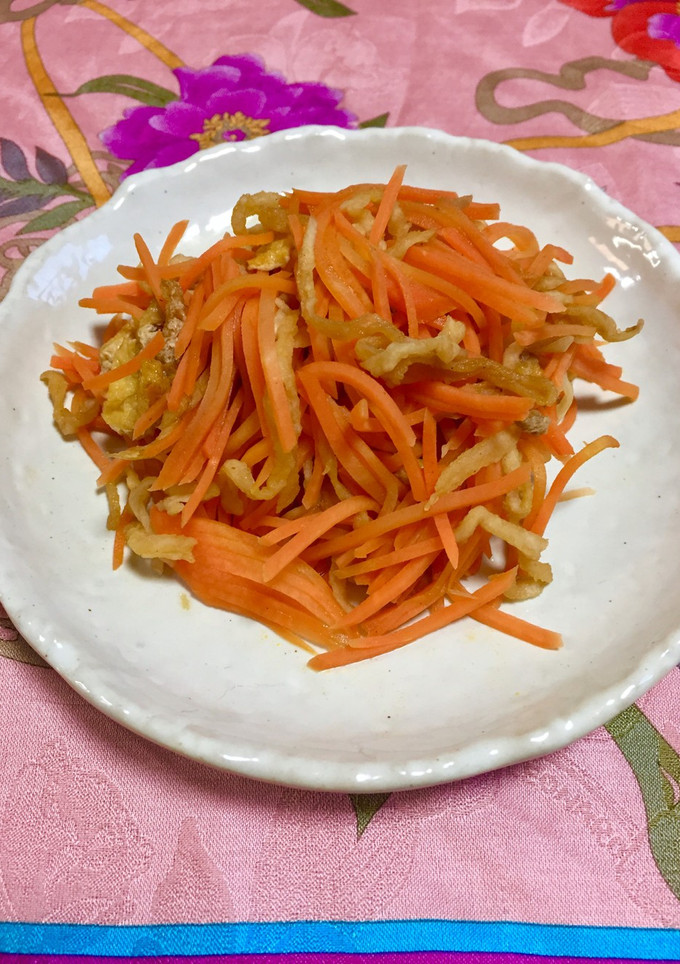 人参と切り干し大根のソース炒め♪副菜弁当-レシピのメイン写真