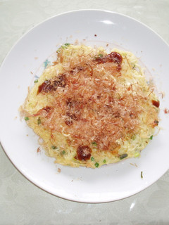 ソーメンでお好み焼き-レシピのメイン写真