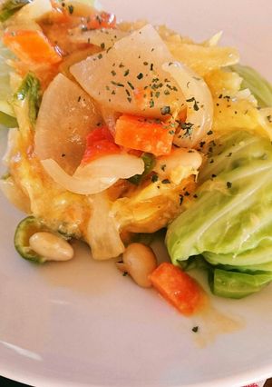 ヘルシー⭐チーズinロールキャベツ風♪-レシピのメイン写真