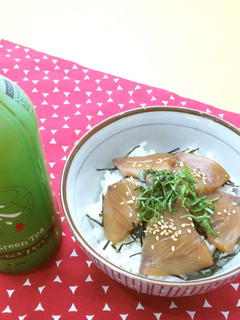 美人レシピ・寒ブリのづけ丼-レシピのメイン写真