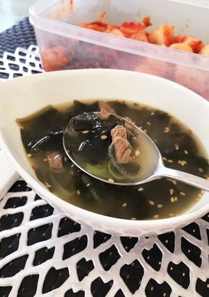 本場 韓国 わかめスープ (미역국)-レシピのメイン写真