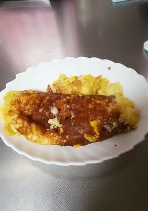 コーンとチーズのオムレツ-レシピのメイン写真