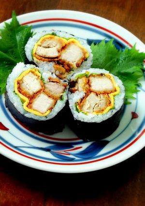 簡単豪華弁当☆具だくさんとんかつのり巻き-レシピのメイン写真