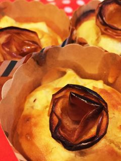 簡単りんごとさつまいものカップケーキHM-レシピのメイン写真